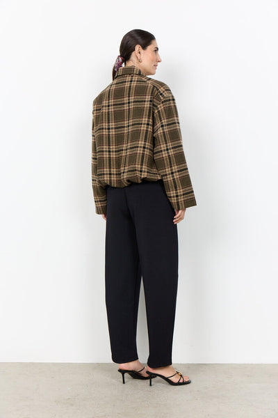 Soyaconcept 'Gerlinde 1' Plaid Bubble Hem Jacket