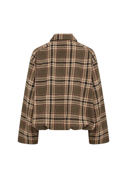 Soyaconcept 'Gerlinde 1' Plaid Bubble Hem Jacket
