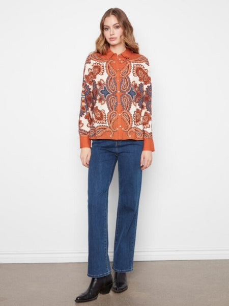 Charlie B Boteh Print Button-Up Shirt