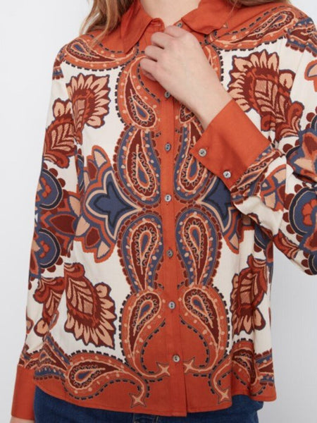 Charlie B Boteh Print Button-Up Shirt