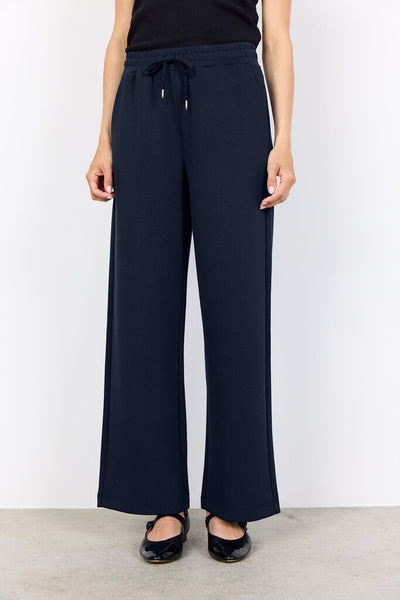 Soyaconcept 'Banu 116' Wide Leg Pants - Navy