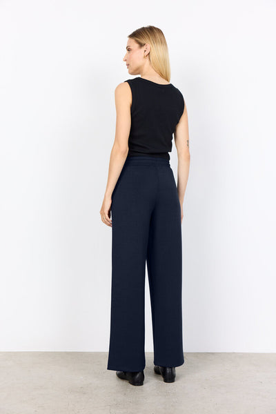 Soyaconcept 'Banu 116' Wide Leg Pants - Navy