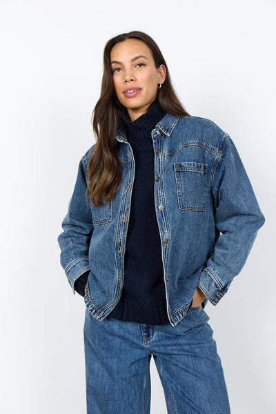 Soyaconcept 'Heda 1' Collared Denim Shirt