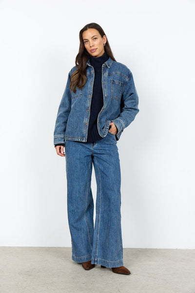 Soyaconcept 'Heda 1' Collared Denim Shirt