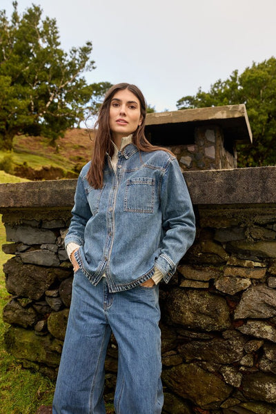 Soyaconcept 'Heda 1' Collared Denim Shirt