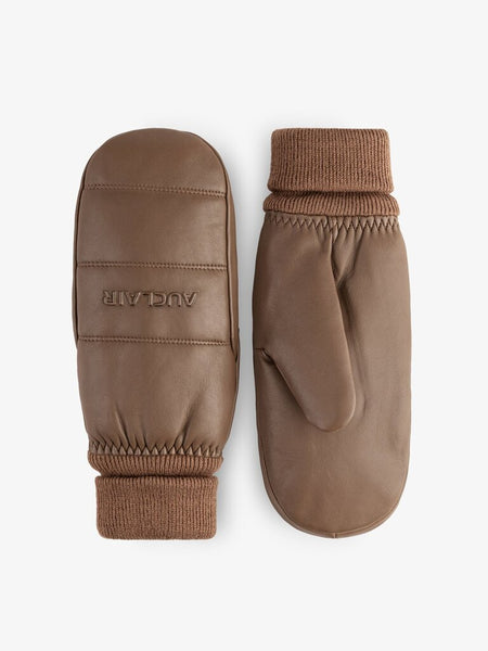 Auclair 'Luna' Leather Mitts - Cariboo
