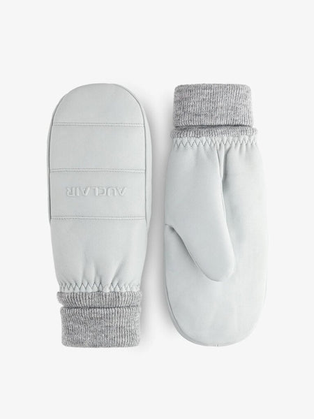 Auclair 'Luna' Leather Mitts - Cloud