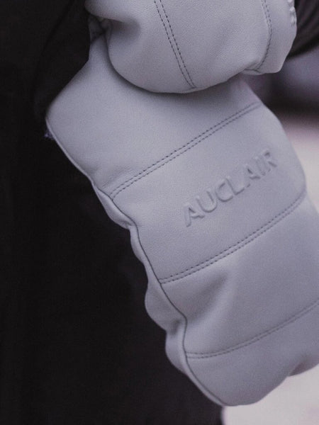 Auclair 'Luna' Leather Mitts - Cloud