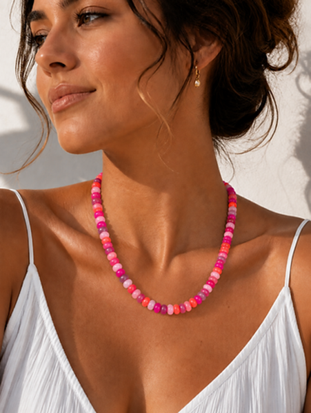 Rogue Jewelry 'Hibiscus' Necklace