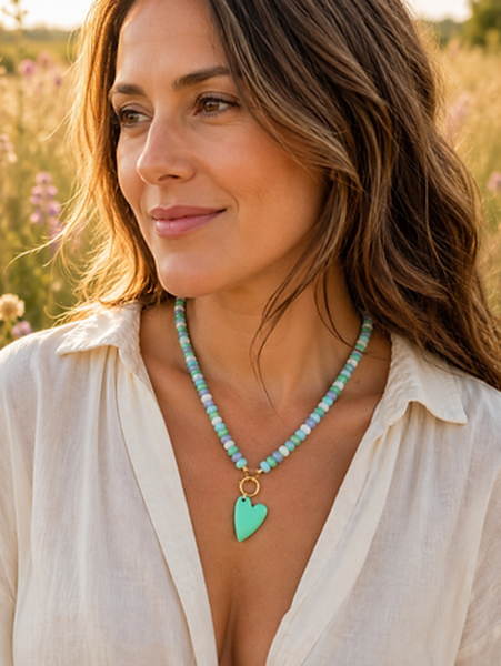 Rogue Jewelry 'Mint Melody' Necklace