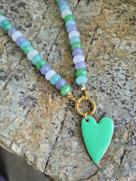 Rogue Jewelry 'Mint Melody' Necklace