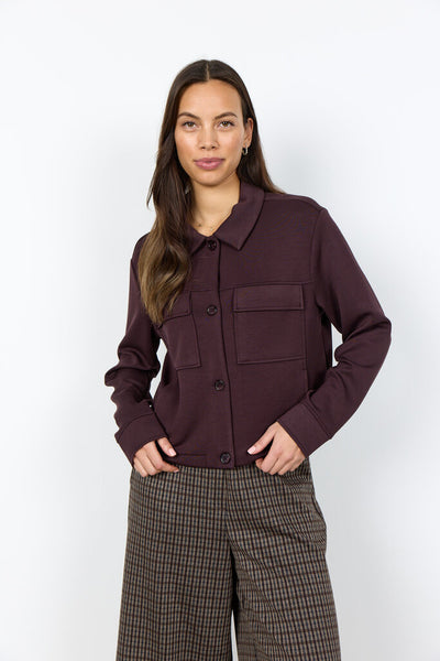 Soyaconcept 'Banu 337' Jacket - Chocolate Plum