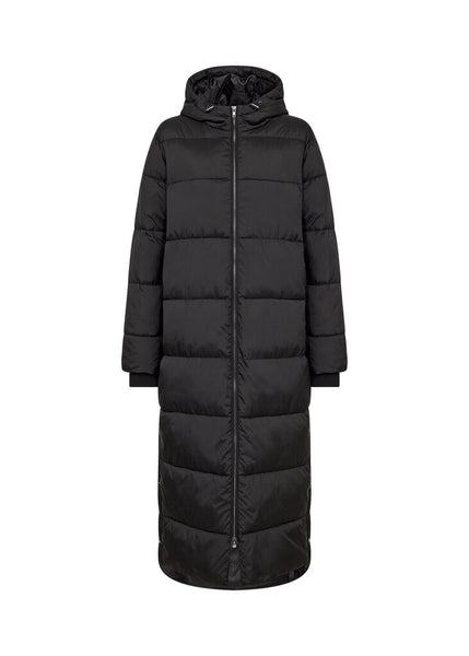 Soyaconcept 'Sorine 1' Long Hooded Puffer Coat