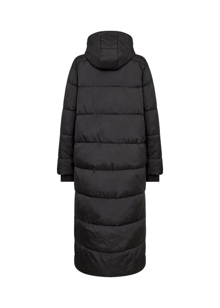 Soyaconcept 'Sorine 1' Long Hooded Puffer Coat