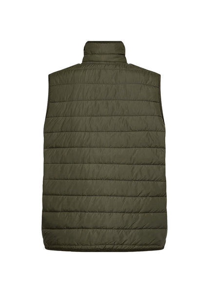 Soyaconcept 'Benete 6' Quilted Vest - Forest Night