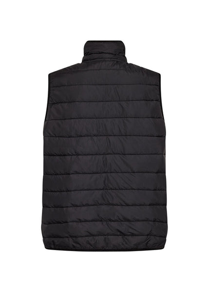 Soyaconcept 'Benete 6' Quilted Vest - Black