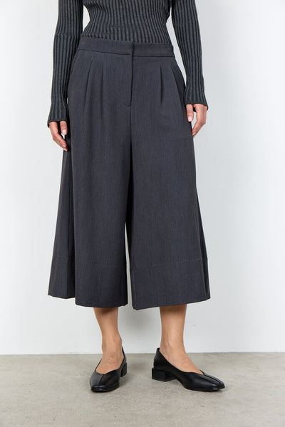 Soyaconcept 'Ann 3-C' Pleated Wide Leg Culottes