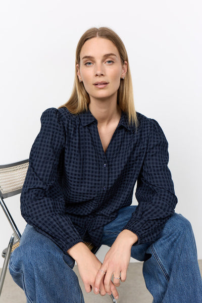 Soyaconcept 'Heina YD2' Checkered Blouse