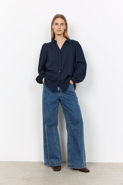 Soyaconcept 'Heina YD2' Checkered Blouse