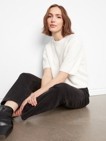 Charlie B Balloon Elbow Sleeve Sweater - Ecru