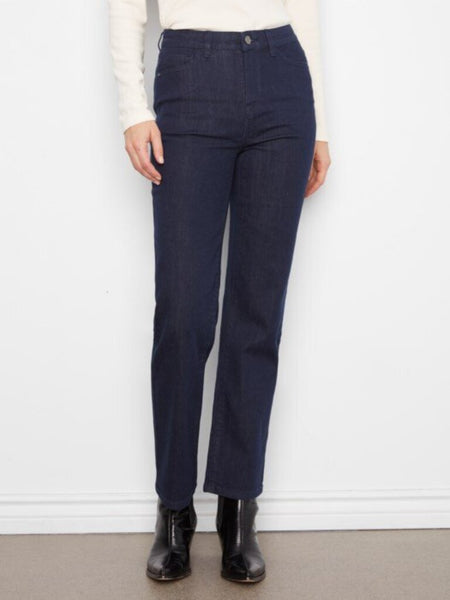 Charlie B Straight Leg Jeans - Blue Black