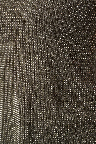 Joseph Ribkoff 252915 Metallic Knit Camisole - Avocado