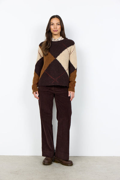 Soyaconcept 'Hacer 2YD' Argyle Print Sweater