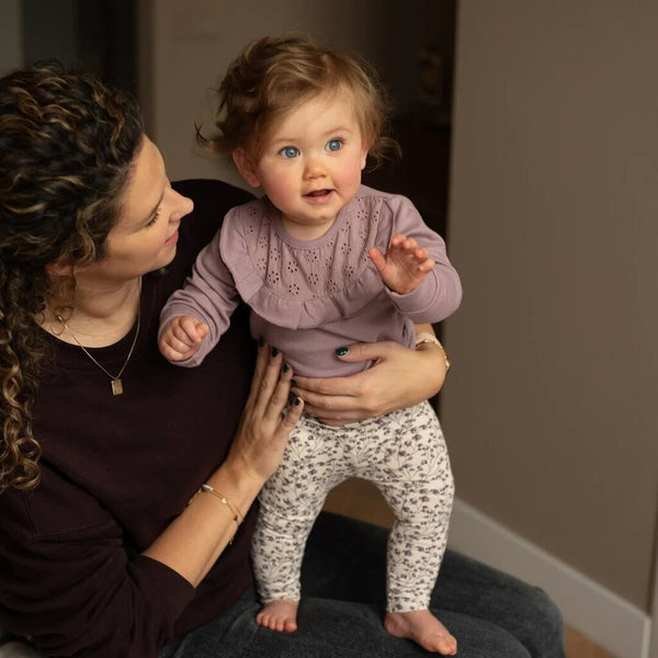 Dirkje Elderberry Jumper, Leggings + Headband Set