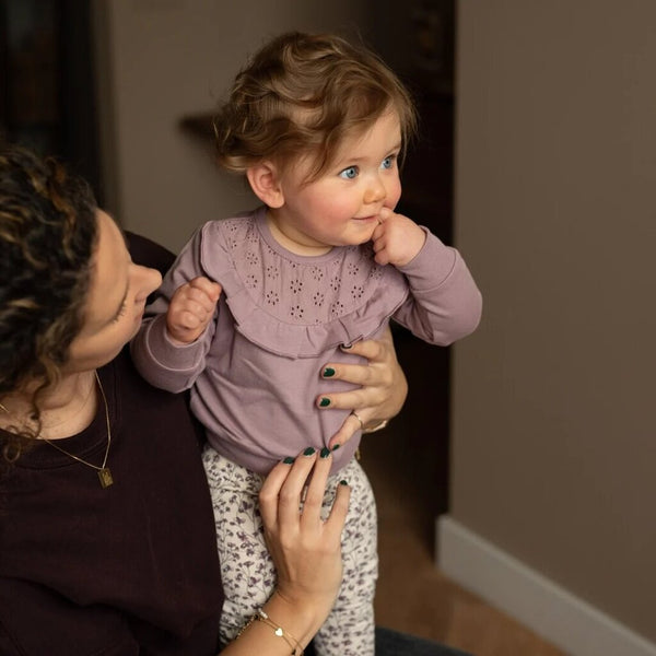 Dirkje Elderberry Jumper, Leggings + Headband Set
