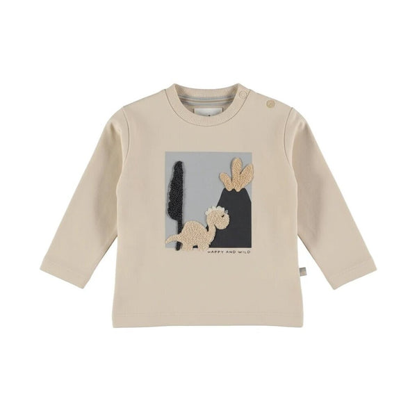 Dirjke Dinosaur Plush Graphic Top