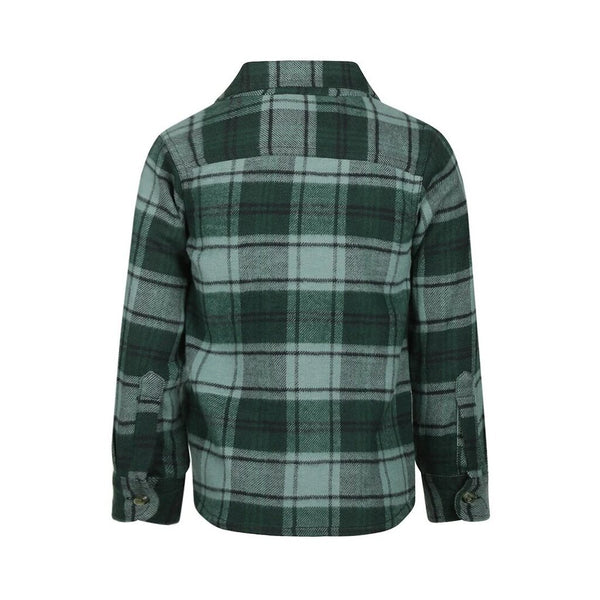 Koko Noko Zip Front Plaid Shirt