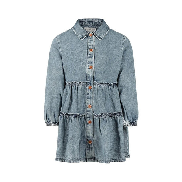 Koko Noko Denim Tiered Dress