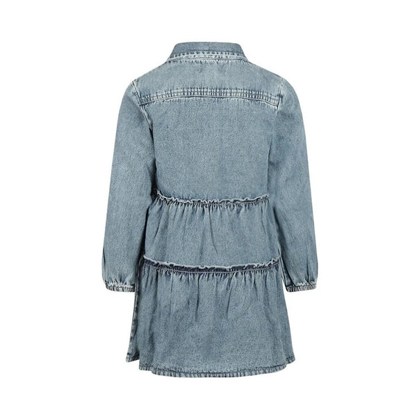 Koko Noko Denim Tiered Dress