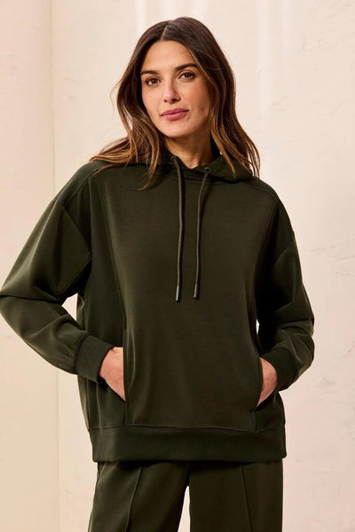 Tribal Soft Modal Hoodie - Cedar Green