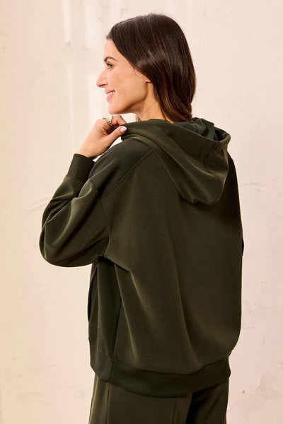 Tribal Soft Modal Hoodie - Cedar Green
