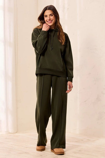 Tribal Soft Modal Hoodie - Cedar Green