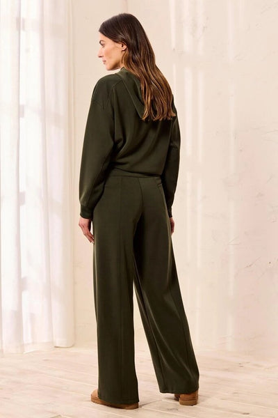 Tribal Soft Modal Wide Leg Pants - Cedar Green
