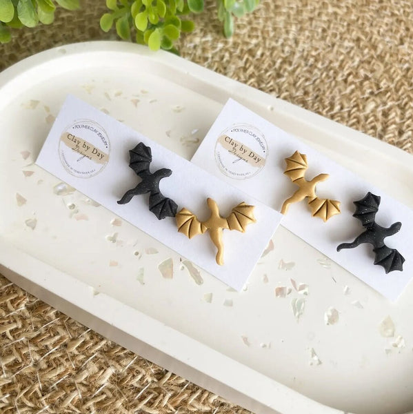 Clay by Day Fourth Wing Stud Earrings