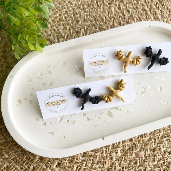 Clay by Day Fourth Wing Stud Earrings
