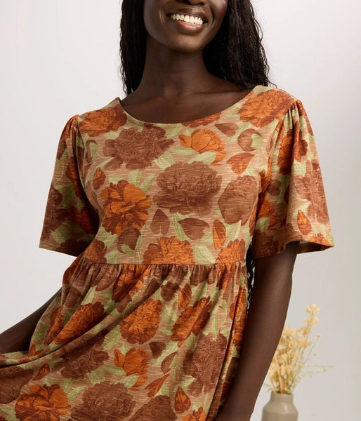 Known Supply 'Halstead' Dress - Peonies