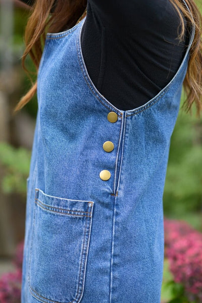 Smash + Tess 'Leah' Denim Overall Dress
