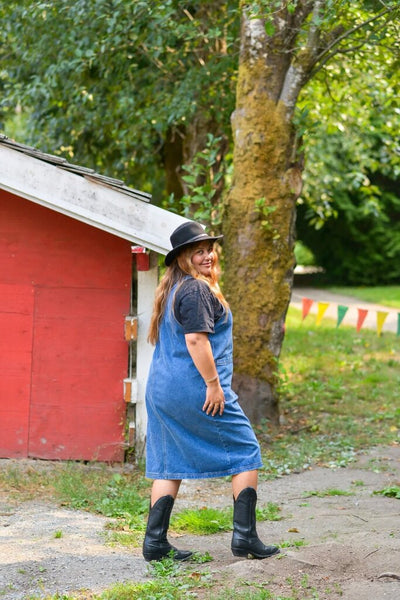Smash + Tess 'Leah' Denim Overall Dress