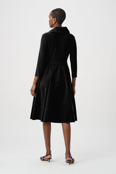 Joseph Ribkoff 264184 Shawl Collar FIt & Flare Dress