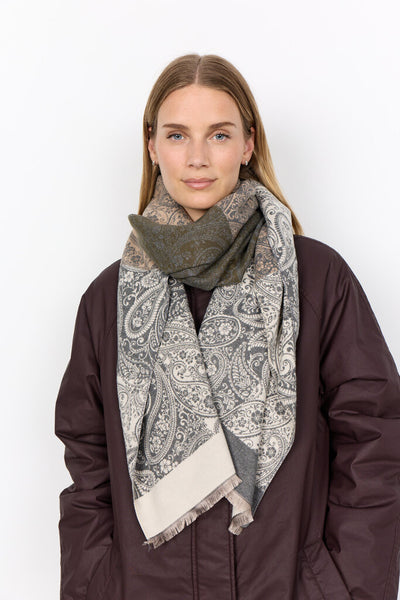 Soyaconcept 'Gave 1' Paisley Print Scarf