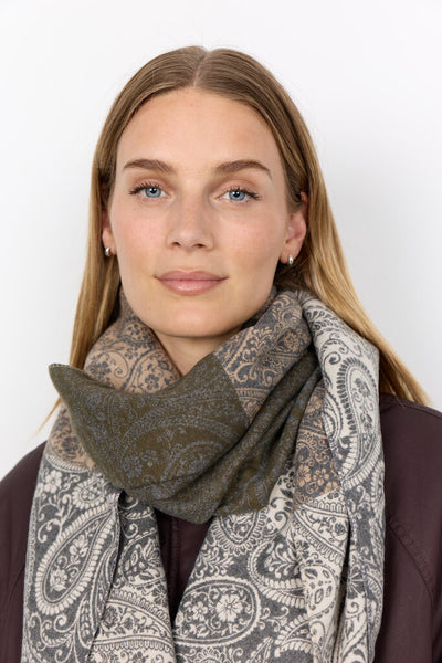 Soyaconcept 'Gave 1' Paisley Print Scarf