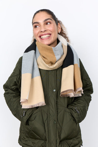 Soyaconcept 'Gesigna 1' Checker Pattern Scarf