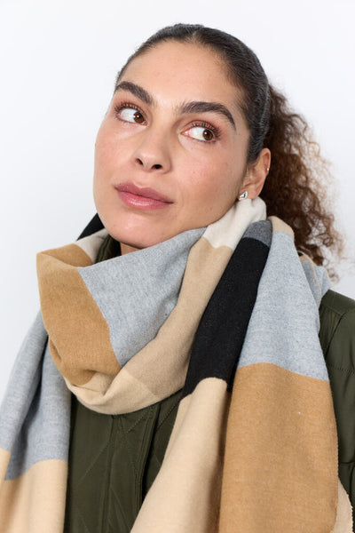 Soyaconcept 'Gesigna 1' Checker Pattern Scarf