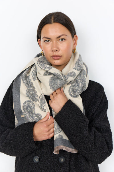 Soyaconcept 'Hanar Yd 1' Paisley Print Scarf