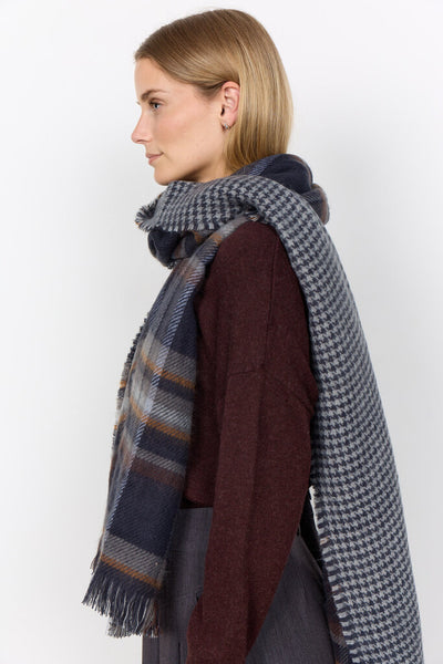 Soyaconcept 'Hanna YD 1' Plaid Blanket Scarf