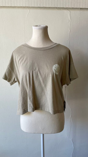 Known Supply 'Coastal' Cropped Graphic Tee